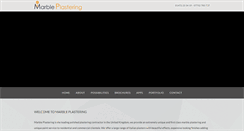 Desktop Screenshot of marbleplastering.com